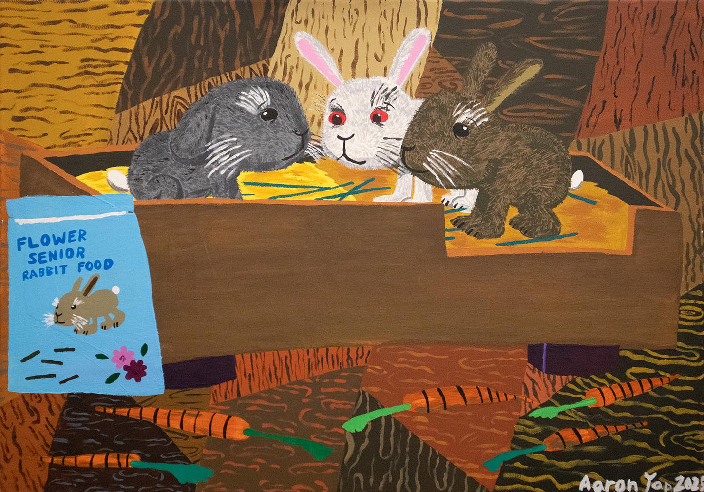 3 Pets Rabbit in the Rabbit Hutch Box