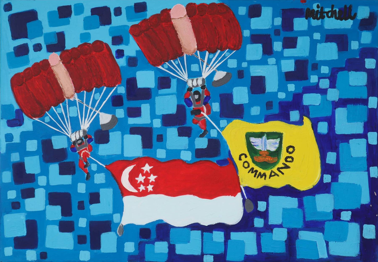 For Honor and Glory - Singapore Flag