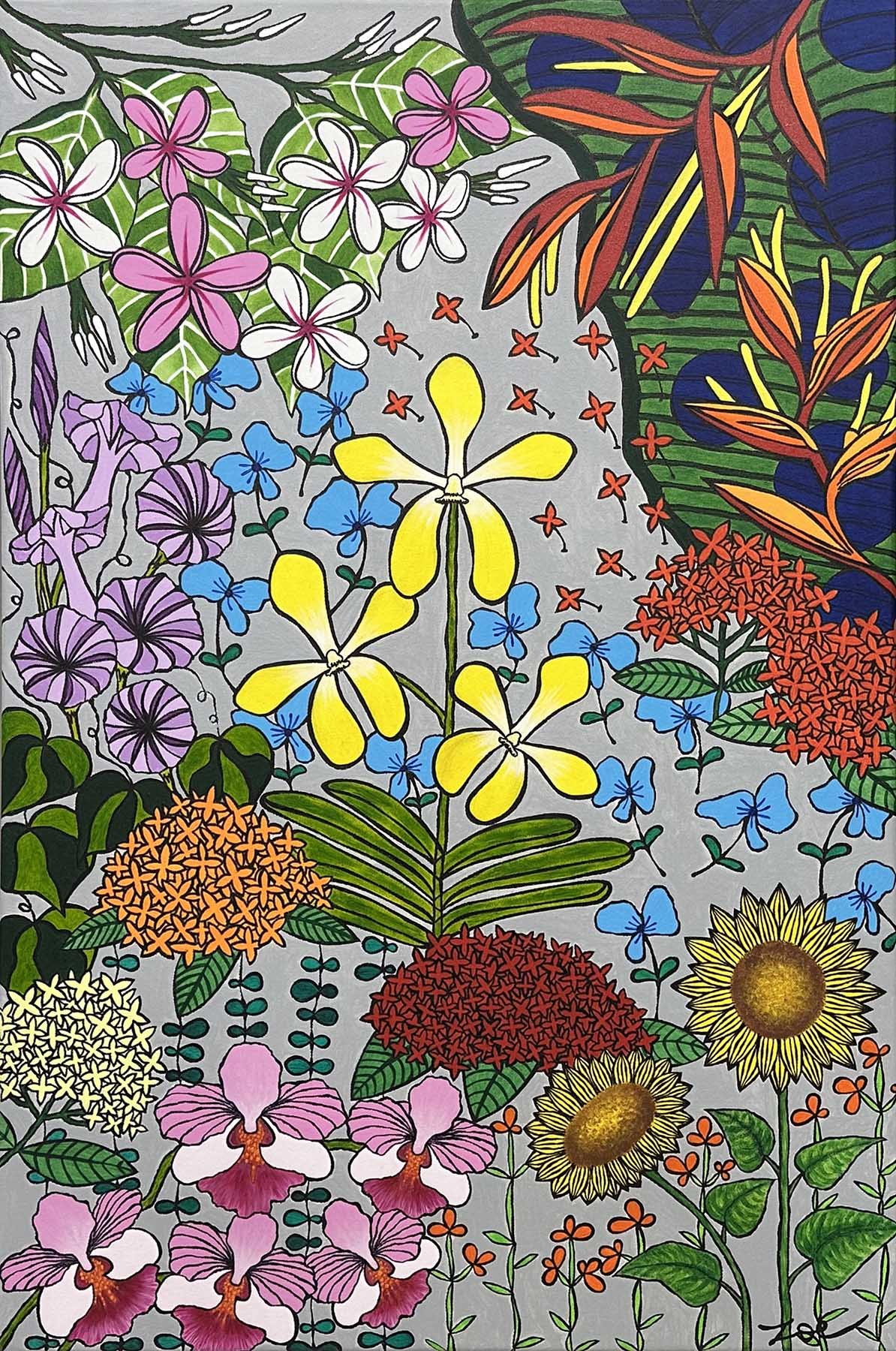 Singapore Flowers, A Celebration of Singapore's Diversity and Inclusivity