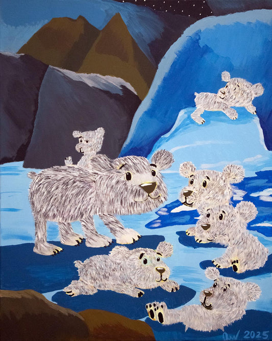 Polar Bears Live in Arctic Cave