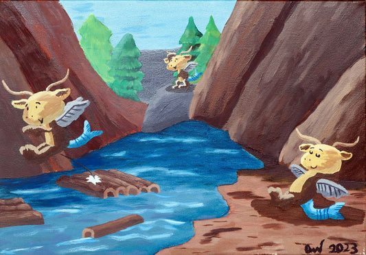 Fish Hole Lake in the Mountain