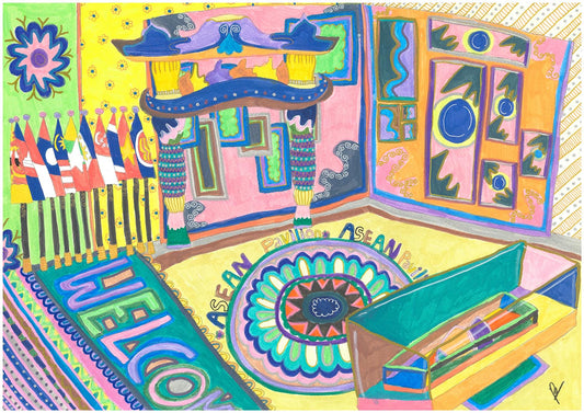 ASEAN Pavilion at Osaka Japan