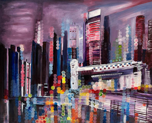 Digital Rain on the Bay