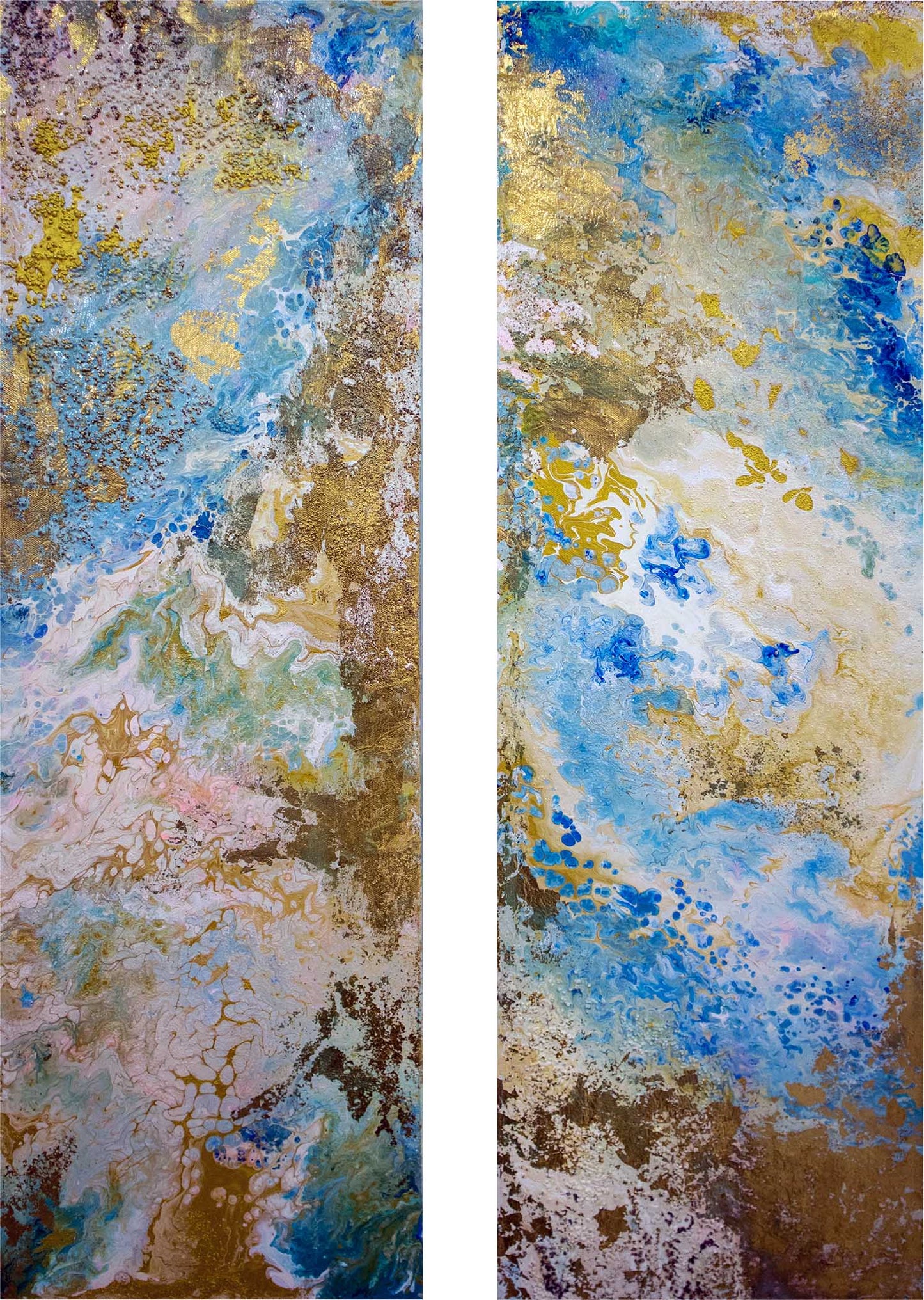 Heaven and Earth (diptych)