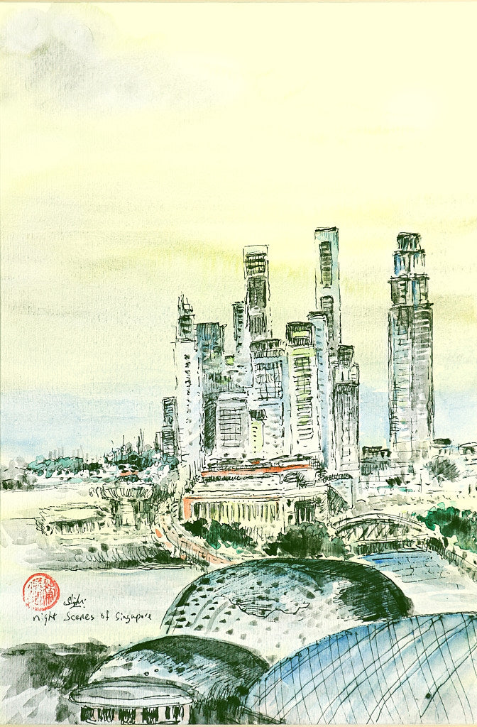 Night Scenes of Singapore