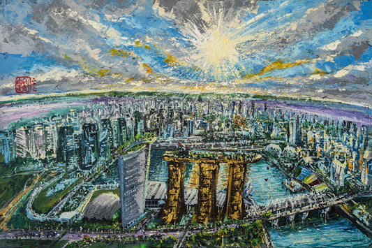 Magnificent View of the Marina Skyline