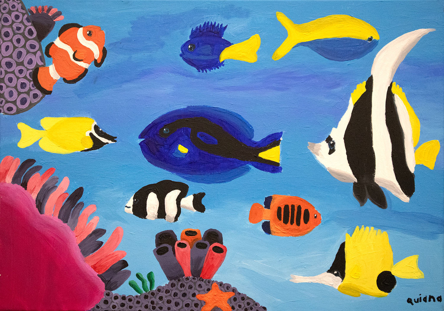 Tropical Fishes in the Sea