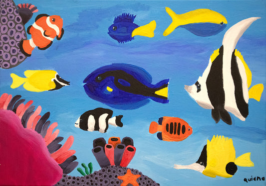 Tropical Fishes in the Sea